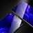 Huawei Nova 4用強化ガラス フル液晶保護フィルム アンチグレア ブルーライト F03 ファーウェイ ブラック
