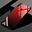 Huawei Nova 4e用ハイブリットバンパーケース プラスチック 鏡面 虹 グラデーション 勾配色 カバー ファーウェイ レッド