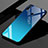 Huawei Nova 4e用ハイブリットバンパーケース プラスチック 鏡面 虹 グラデーション 勾配色 カバー ファーウェイ ネイビー