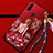 Huawei Nova 4e用シリコンケース ソフトタッチラバー バタフライ ドレスガール ドレス少女 カバー K02 ファーウェイ レッド