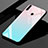 Huawei Nova 4e用ハイブリットバンパーケース プラスチック 鏡面 虹 グラデーション 勾配色 カバー ファーウェイ 