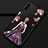 Huawei Nova 5 Pro用シリコンケース ソフトタッチラバー バタフライ ドレスガール ドレス少女 カバー S02 ファーウェイ 