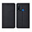 Huawei Nova 5i用手帳型 布 スタンド H01 ファーウェイ ブラック