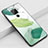 Huawei Nova 5i Pro用ハイブリットバンパーケース プラスチック パターン 鏡面 カバー S02 ファーウェイ グリーン