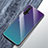 Huawei Nova 5T用ハイブリットバンパーケース プラスチック 鏡面 虹 グラデーション 勾配色 カバー ファーウェイ 