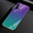 Huawei Nova 6 5G用ハイブリットバンパーケース プラスチック 鏡面 虹 グラデーション 勾配色 カバー H01 ファーウェイ パープル