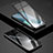 Huawei Nova 6用ケース 高級感 手触り良い アルミメタル 製の金属製 360度 フルカバーバンパー 鏡面 カバー Z01 ファーウェイ ブラック