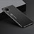 Huawei Nova 6 SE用ケース 高級感 手触り良い アルミメタル 製の金属製 カバー T01 ファーウェイ ブラック