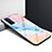 Huawei Nova 7 5G用ハイブリットバンパーケース プラスチック 鏡面 虹 グラデーション 勾配色 カバー ファーウェイ オレンジ