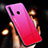 Huawei P Smart+ Plus (2019)用ハイブリットバンパーケース プラスチック 鏡面 虹 グラデーション 勾配色 カバー ファーウェイ ローズレッド