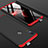 Huawei P Smart Z用ハードケース プラスチック 質感もマット 前面と背面 360度 フルカバー ファーウェイ レッド・ブラック