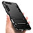 Huawei P10用ハイブリットバンパーケース スタンド プラスチック 兼シリコーン W01 ファーウェイ ブラック