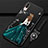 Huawei P20用シリコンケース ソフトタッチラバー バタフライ ドレスガール ドレス少女 カバー K02 ファーウェイ グリーン
