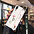 Huawei P20用シリコンケース ソフトタッチラバー 花 カバー P01 ファーウェイ ピンク