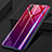 Huawei P20用ハイブリットバンパーケース プラスチック 鏡面 虹 グラデーション 勾配色 カバー ファーウェイ レッド