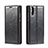 Huawei P20用手帳型 レザーケース スタンド カバー G01 ファーウェイ ブラック