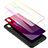 Huawei P20用ハイブリットバンパーケース プラスチック 鏡面 虹 グラデーション 勾配色 カバー ファーウェイ 