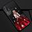 Huawei P20 Lite (2019)用シリコンケース ソフトタッチラバー バタフライ ドレスガール ドレス少女 カバー ファーウェイ レッド・ブラック