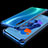 Huawei P20 Lite (2019)用極薄ソフトケース シリコンケース 耐衝撃 全面保護 クリア透明 S05 ファーウェイ ネイビー