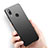 Huawei P20 Lite用ハードケース プラスチック 質感もマット ファーウェイ ブラック