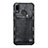 Huawei P20 Lite用手帳型 レザーケース スタンド カバー L01 ファーウェイ ブラック