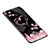 Huawei P20 Lite用ハイブリットバンパーケース プラスチック 鏡面 花 カバー S01 ファーウェイ ピンク