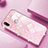 Huawei P20 Lite用ハイブリットバンパーケース プラスチック 鏡面 カバー M01 ファーウェイ ピンク
