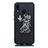 Huawei P20 Lite用シリコンケース ソフトタッチラバー 星座 カバー S06 ファーウェイ ブラック