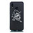 Huawei P20 Lite用シリコンケース ソフトタッチラバー 星座 カバー S07 ファーウェイ ブラック