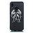 Huawei P20 Lite用シリコンケース ソフトタッチラバー 星座 カバー S09 ファーウェイ ブラック