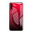 Huawei P20 Pro用ハイブリットバンパーケース プラスチック 鏡面 虹 グラデーション 勾配色 カバー ファーウェイ レッド