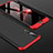 Huawei P20 Pro用ハードケース プラスチック 質感もマット 前面と背面 360度 フルカバー ファーウェイ レッド・ブラック