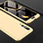Huawei P20 Pro用ハードケース プラスチック 質感もマット 前面と背面 360度 フルカバー ファーウェイ ゴールド