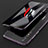 Huawei P20 Pro用ケース 高級感 手触り良い アルミメタル 製の金属製 バンパー カバー T02 ファーウェイ パープル・ブラック