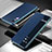 Huawei P20 Pro用手帳型 レザーケース スタンド カバー T05 ファーウェイ ネイビー