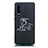 Huawei P30用シリコンケース ソフトタッチラバー 星座 カバー S06 ファーウェイ ブラック