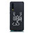 Huawei P30用シリコンケース ソフトタッチラバー 星座 カバー S08 ファーウェイ ブラック