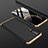 Huawei P30用ハードケース プラスチック 質感もマット 前面と背面 360度 フルカバー ファーウェイ ゴールド・ブラック