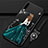 Huawei P30用シリコンケース ソフトタッチラバー バタフライ ドレスガール ドレス少女 カバー K01 ファーウェイ グリーン