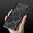Huawei P30用極薄ソフトケース シリコンケース 耐衝撃 全面保護 クリア透明 S04 ファーウェイ ブラック