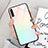 Huawei P30用ハイブリットバンパーケース プラスチック 鏡面 虹 グラデーション 勾配色 カバー M03 ファーウェイ 