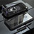Huawei P30 Lite New Edition用ケース 高級感 手触り良い アルミメタル 製の金属製 バンパー 鏡面 カバー ファーウェイ ブラック