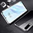 Huawei P30 Lite New Edition用ケース 高級感 手触り良い アルミメタル 製の金属製 360度 フルカバーバンパー 鏡面 カバー T01 ファーウェイ シルバー