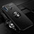 Huawei P30 Lite New Edition用極薄ソフトケース シリコンケース 耐衝撃 全面保護 アンド指輪 マグネット式 バンパー T02 ファーウェイ ブラック