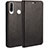 Huawei P30 Lite XL用手帳型 レザーケース スタンド カバー T01 ファーウェイ ブラック