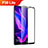Huawei P30 Lite XL用強化ガラス フル液晶保護フィルム ファーウェイ ブラック