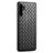Huawei P30 Pro New Edition用シリコンケース ソフトタッチラバー レザー柄 カバー H02 ファーウェイ ブラック
