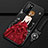 Huawei P40用シリコンケース ソフトタッチラバー バタフライ ドレスガール ドレス少女 カバー ファーウェイ レッド・ブラック