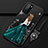 Huawei P40用シリコンケース ソフトタッチラバー バタフライ ドレスガール ドレス少女 カバー ファーウェイ グリーン