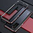 Huawei P40用ケース 高級感 手触り良い アルミメタル 製の金属製 バンパー カバー T01 ファーウェイ レッド